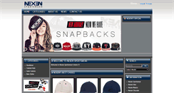 Desktop Screenshot of nexensportswear.com